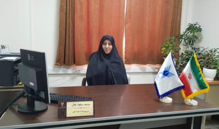 مسئول امور خواهران کارکنان بسیجی دانشگاه آزاد اسلامی واحد تهران غرب برنامه های خود را تشریح نمود