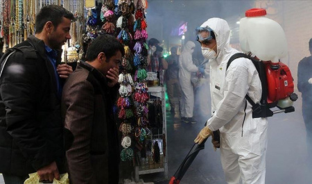 اقدامات بسیج دانشجویی دانشگاه آزاد تهران غرب برای مقابله با کرونا+ فیلم