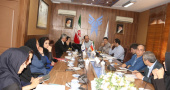 برگزاری جلسه تدوین نظام موضوعات سلامت  با حضور مشاوران  رییس دانشگاه آزاد اسلامی استان تهران