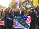 حضور پرشور کارکنان دانشگاه آزاد اسلامی واحد تهران غرب در۱۳آبان