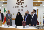 بازدید خانم دکتر داد اندیش رئیس واحد و تعدادی از اعضای هیات علمی تهران غرب از نخستین نمایشگاه فرصت های ساخت و رونق تولید