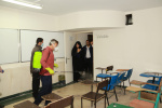 اقدامات بهداشتی و پیشگیرانه در ساختمانهای دانشگاه آزاد اسلامی واحد تهران غرب